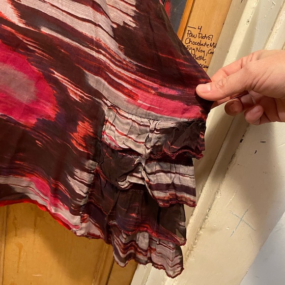 T-back beaded ruffle dress - Picture 3 of 4